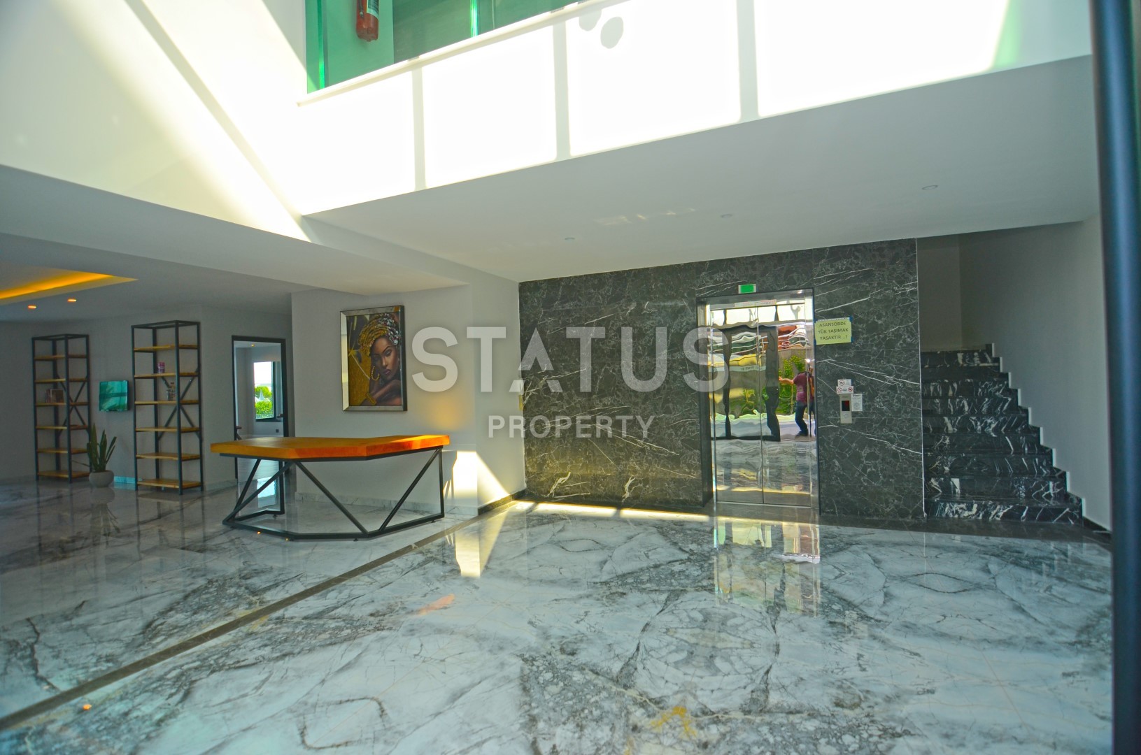 Three-room apartment with new furniture on the first coastline! Kargicak, 110 m2 фото 25