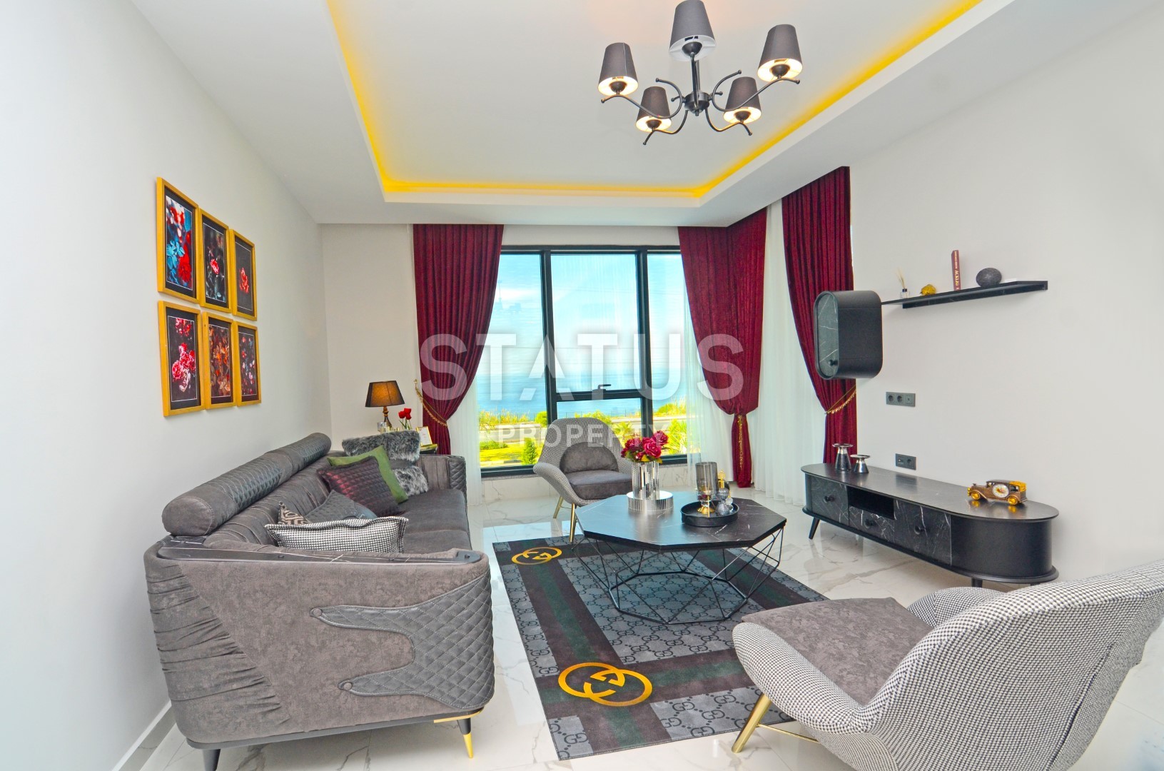 Апартаменты 2+1 с мебелью и техникой с прямым видом на море! фото 16