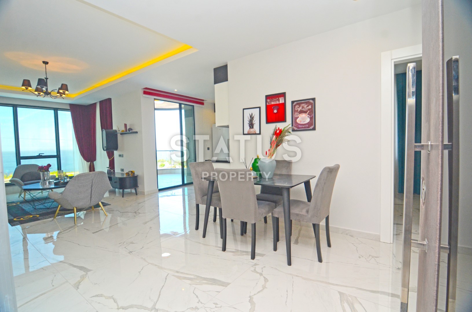 Апартаменты 2+1 с мебелью и техникой с прямым видом на море! фото 18