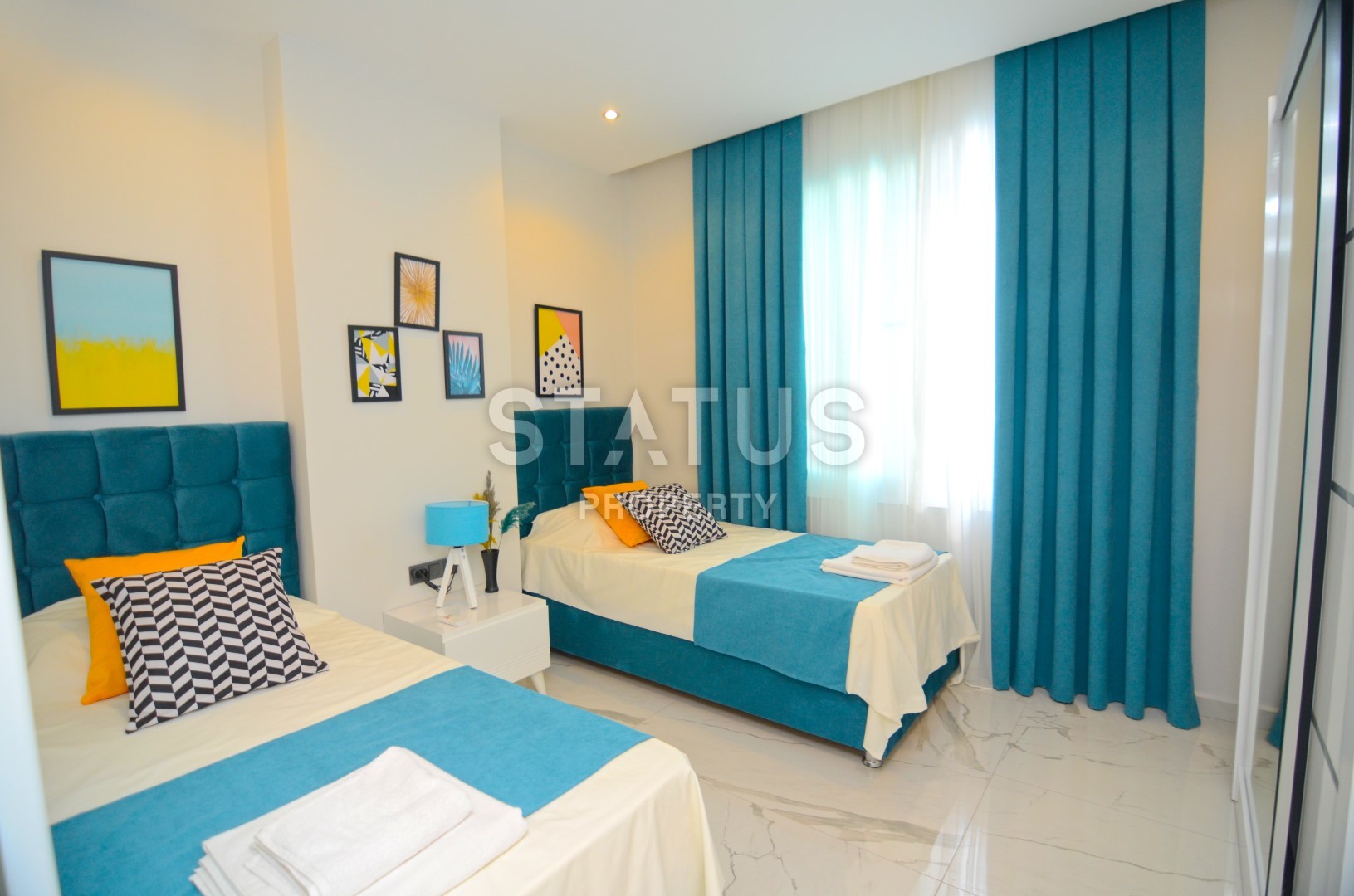 Апартаменты 2+1 с мебелью и техникой с прямым видом на море! фото 25