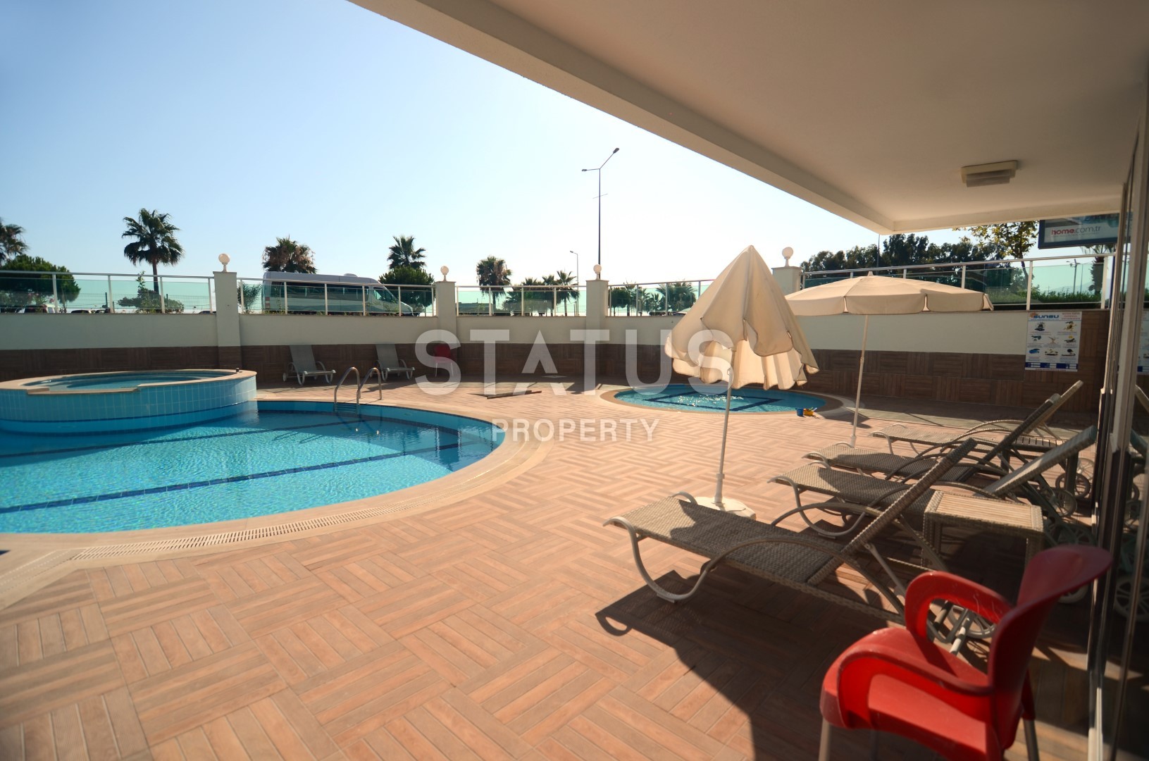 Трехкомнатные апартаменты на первой линии в районе Кестель , 120 м2 фото 7