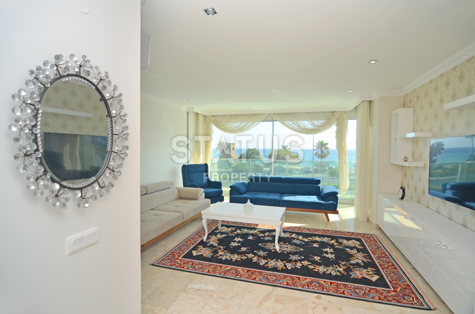 Трехкомнатные апартаменты на первой линии в районе Кестель , 120 м2 фото 16