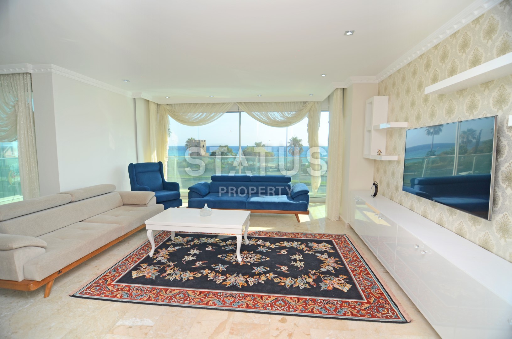 Трехкомнатные апартаменты на первой линии в районе Кестель , 120 м2 фото 17