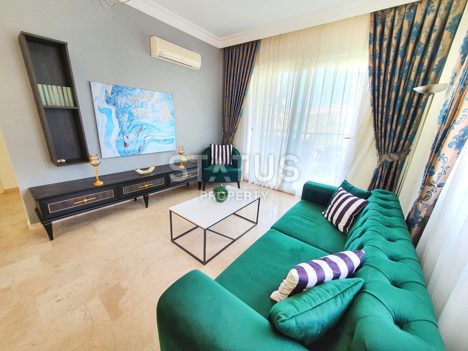 Villa 2+1 with new furniture in Kargicak area фото 5