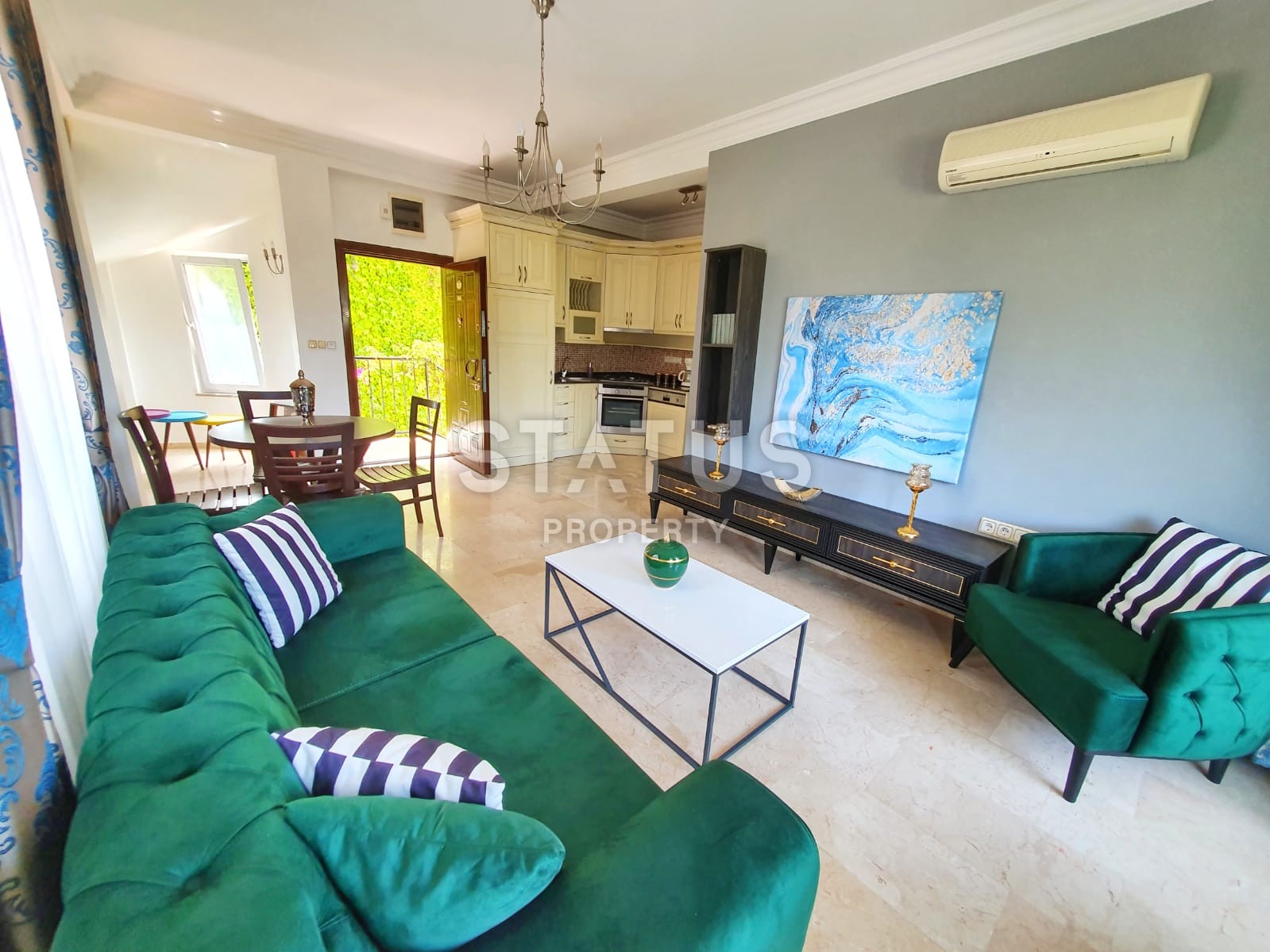 Villa 2+1 with new furniture in Kargicak area фото 6