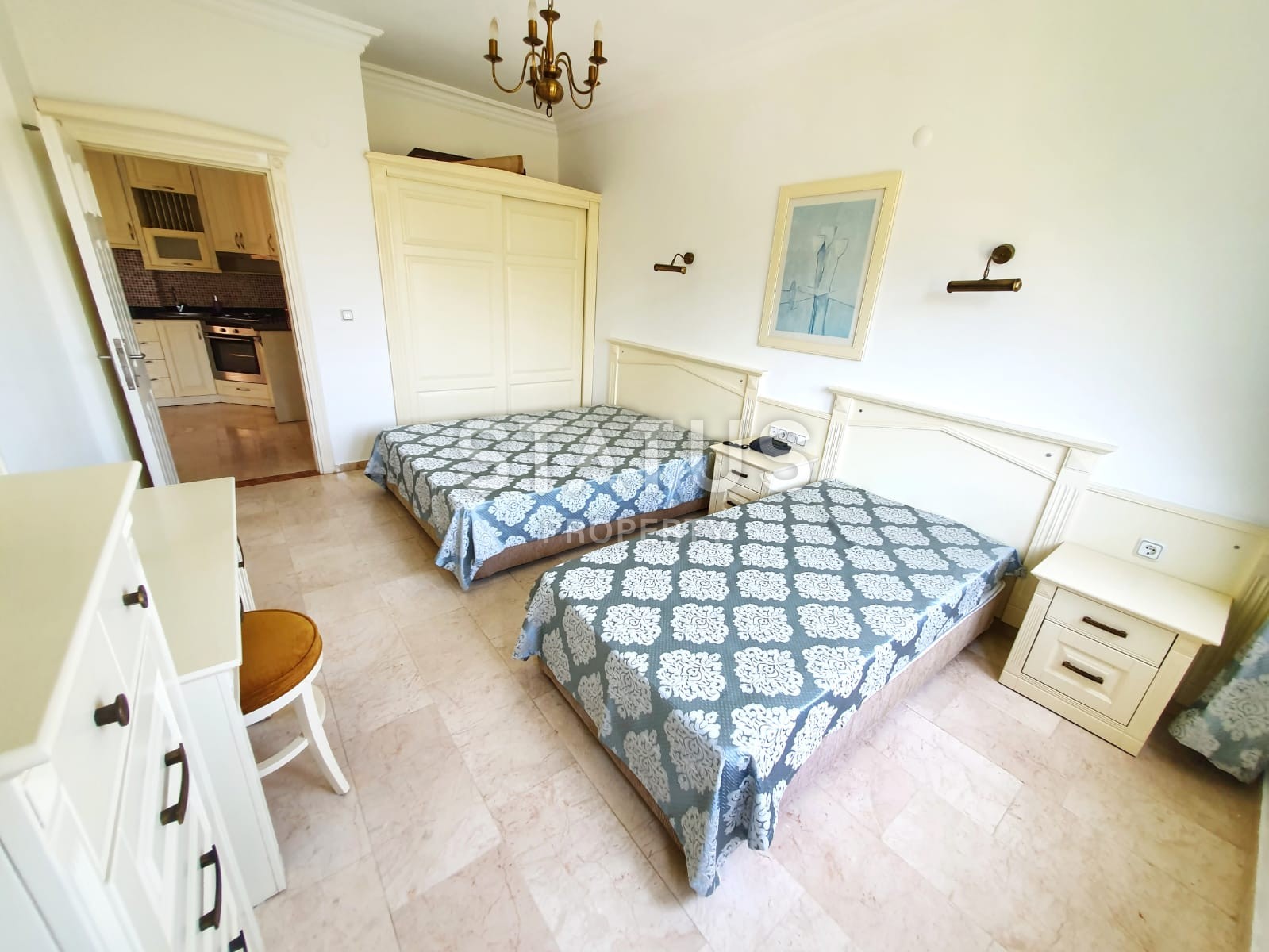 Villa 2+1 with new furniture in Kargicak area фото 9