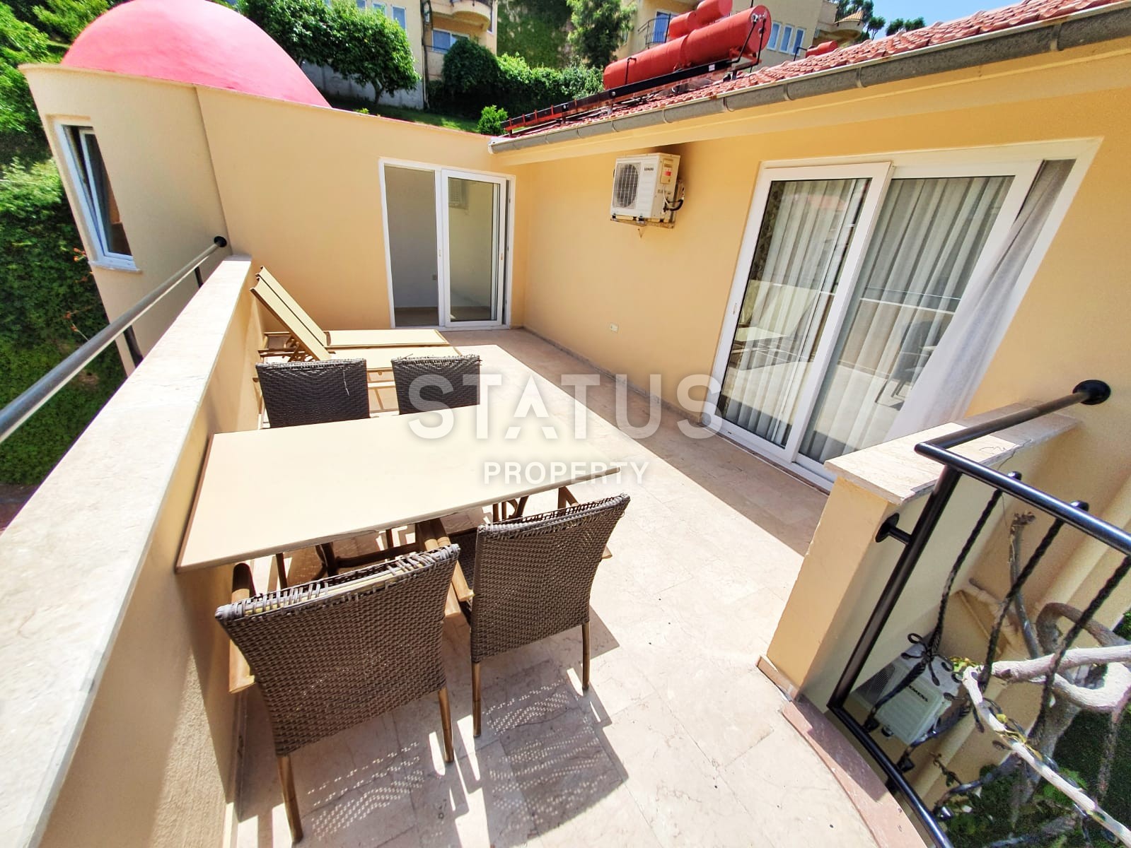 Villa 2+1 with new furniture in Kargicak area фото 10