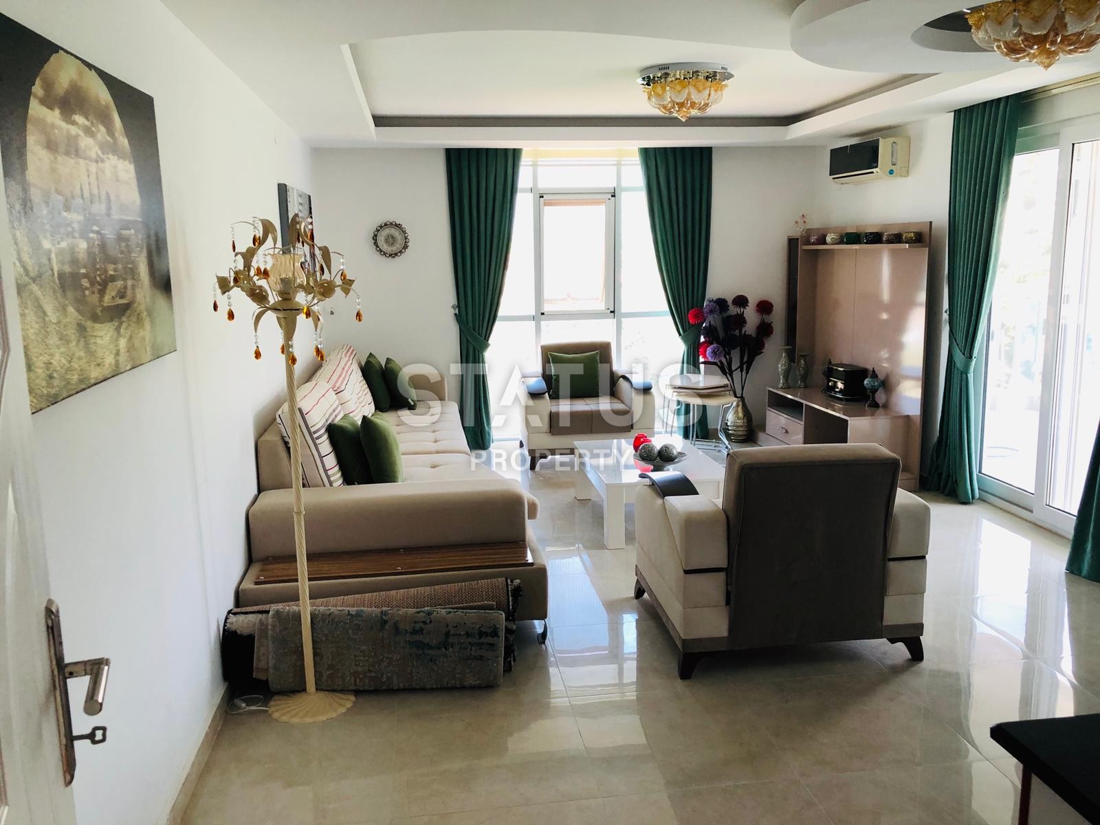 Penthouse 3+1 with sea view in Kargicak area, 180 m2 фото 5