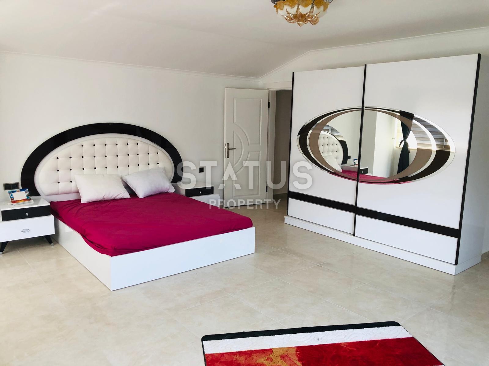 Penthouse 3+1 with sea view in Kargicak area, 180 m2 фото 10