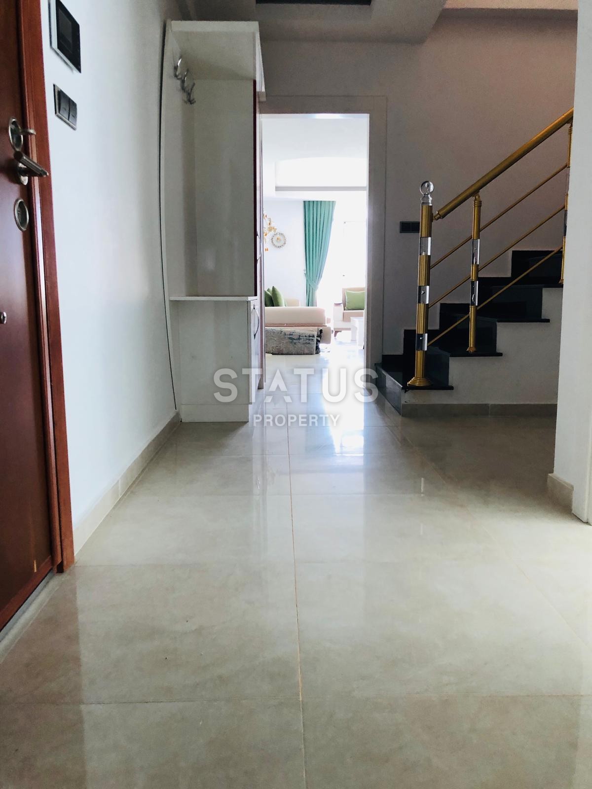 Penthouse 3+1 with sea view in Kargicak area, 180 m2 фото 14