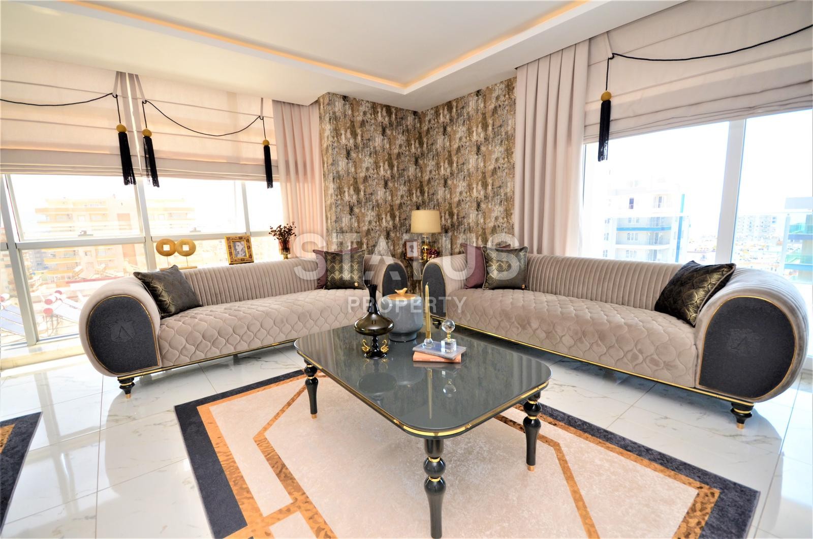 Шикарные апартаменты 2+1 с видом на море в новом комплексе! Махмутлар! 126 кв. м. фото 9