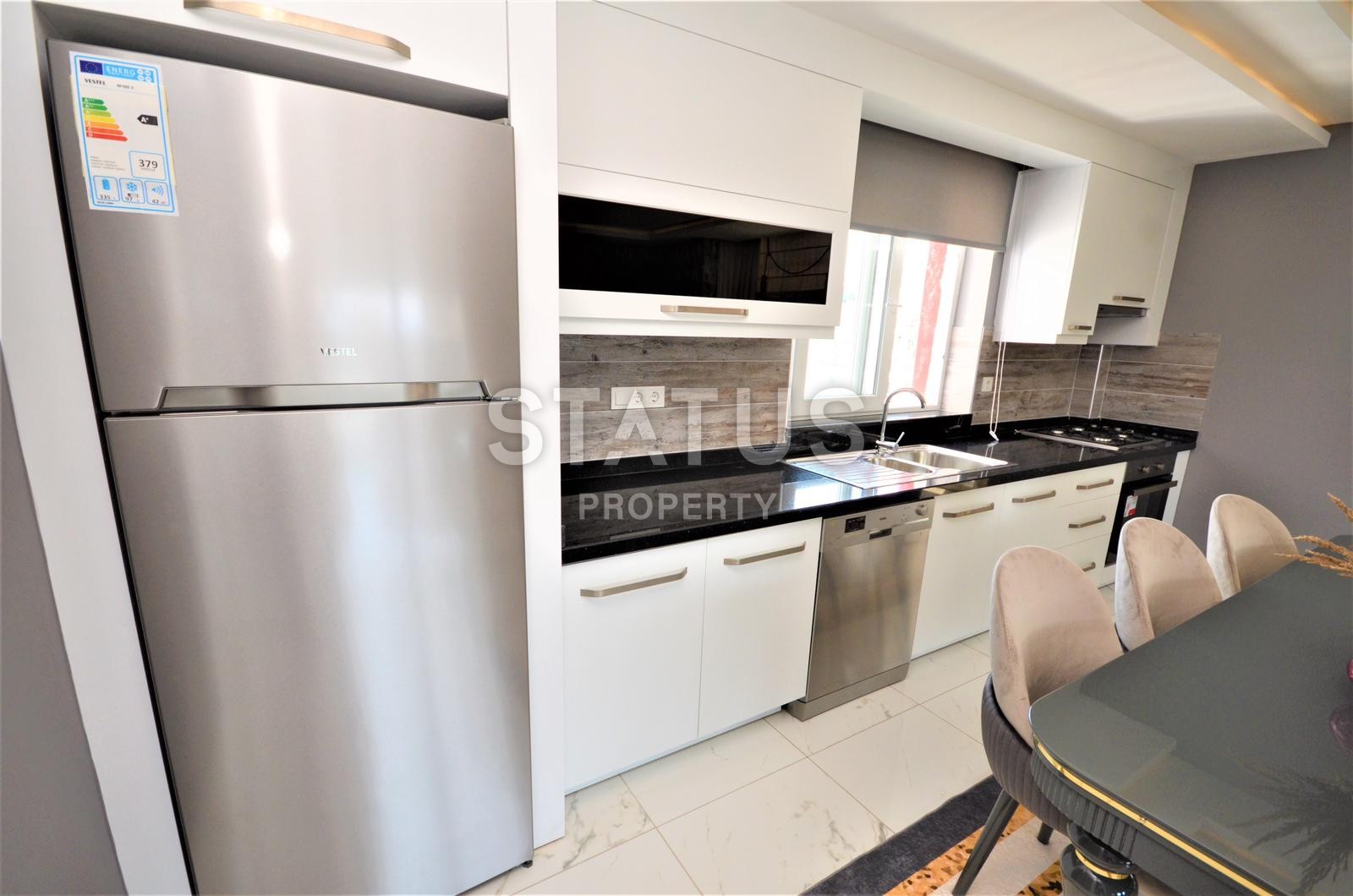 Шикарные апартаменты 2+1 с видом на море в новом комплексе! Махмутлар! 126 кв. м. фото 15