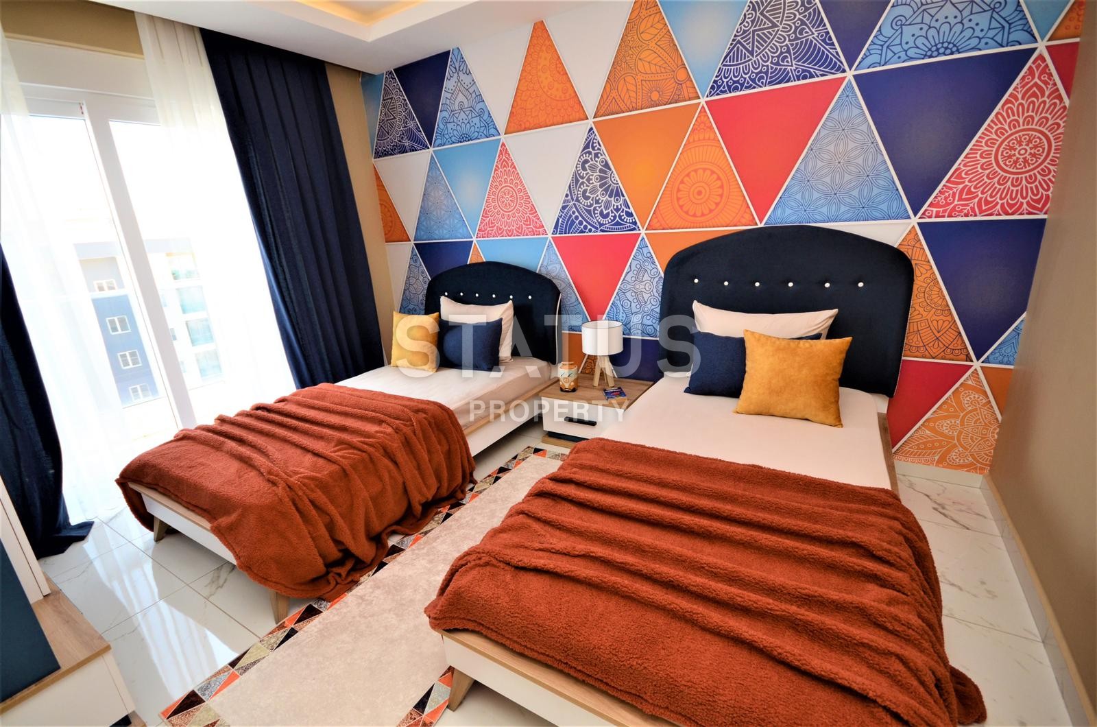 Шикарные апартаменты 2+1 с видом на море в новом комплексе! Махмутлар! 126 кв. м. фото 18