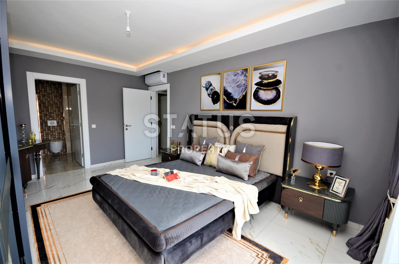 Шикарные апартаменты 2+1 с видом на море в новом комплексе! Махмутлар! 126 кв. м. фото 23