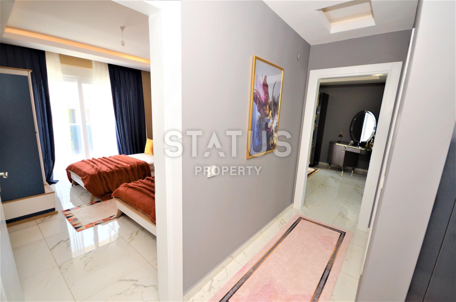 Шикарные апартаменты 2+1 с видом на море в новом комплексе! Махмутлар! 126 кв. м. фото 28