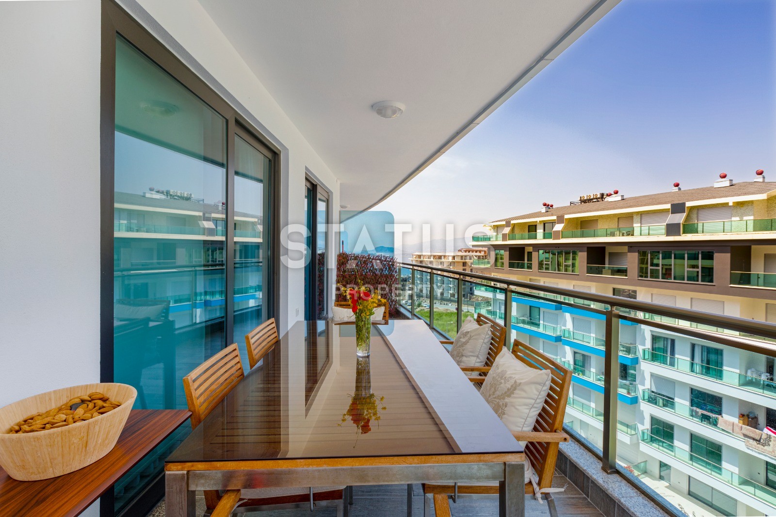 Apartment on the first line in Kargicak with a sea view with furniture and appliances! Super price! фото 11