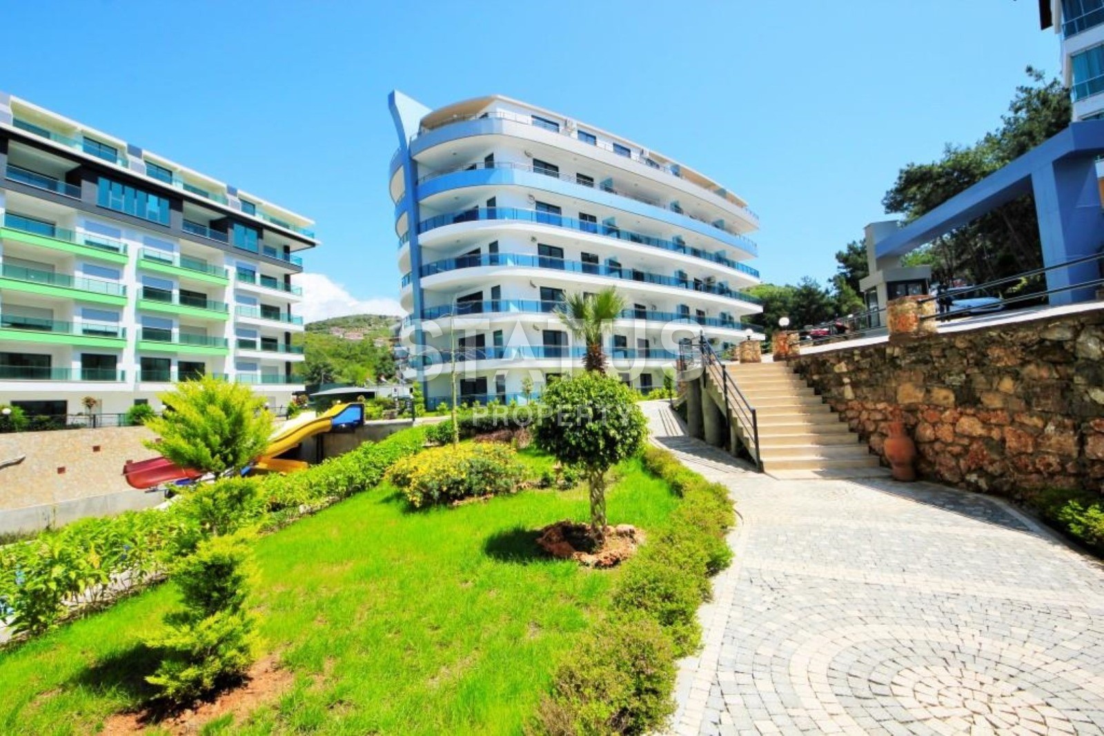 Apartment on the first line in Kargicak with a sea view with furniture and appliances! Super price! фото 29