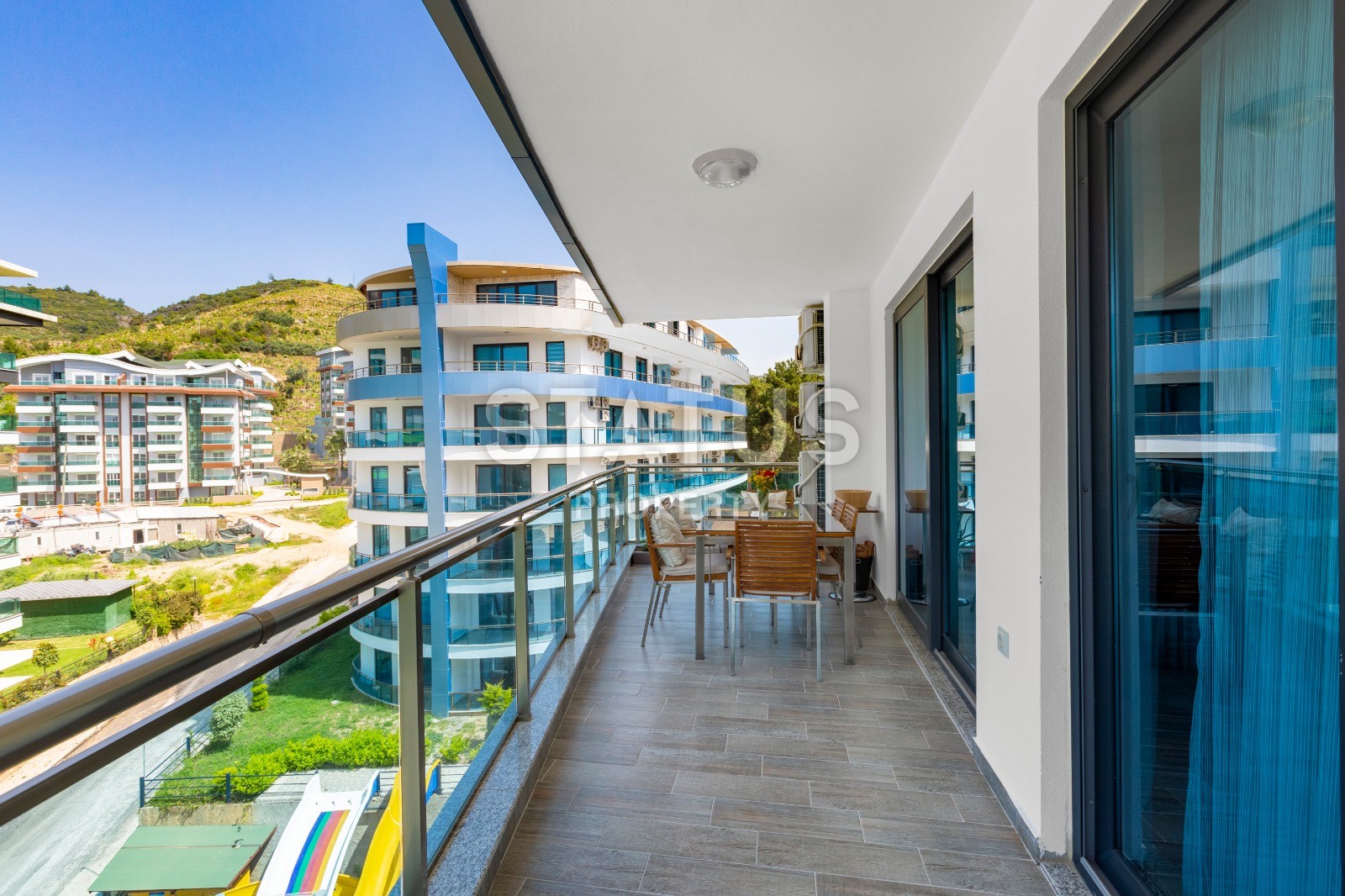 Apartment on the first line in Kargicak with a sea view with furniture and appliances! Super price! фото 31