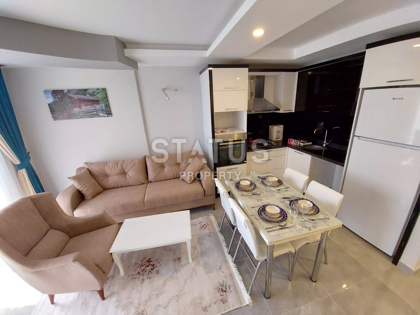 Новая квартира 1+1 с мебелью в новом доме! Махмутлар, 60 кв. М. фото 7