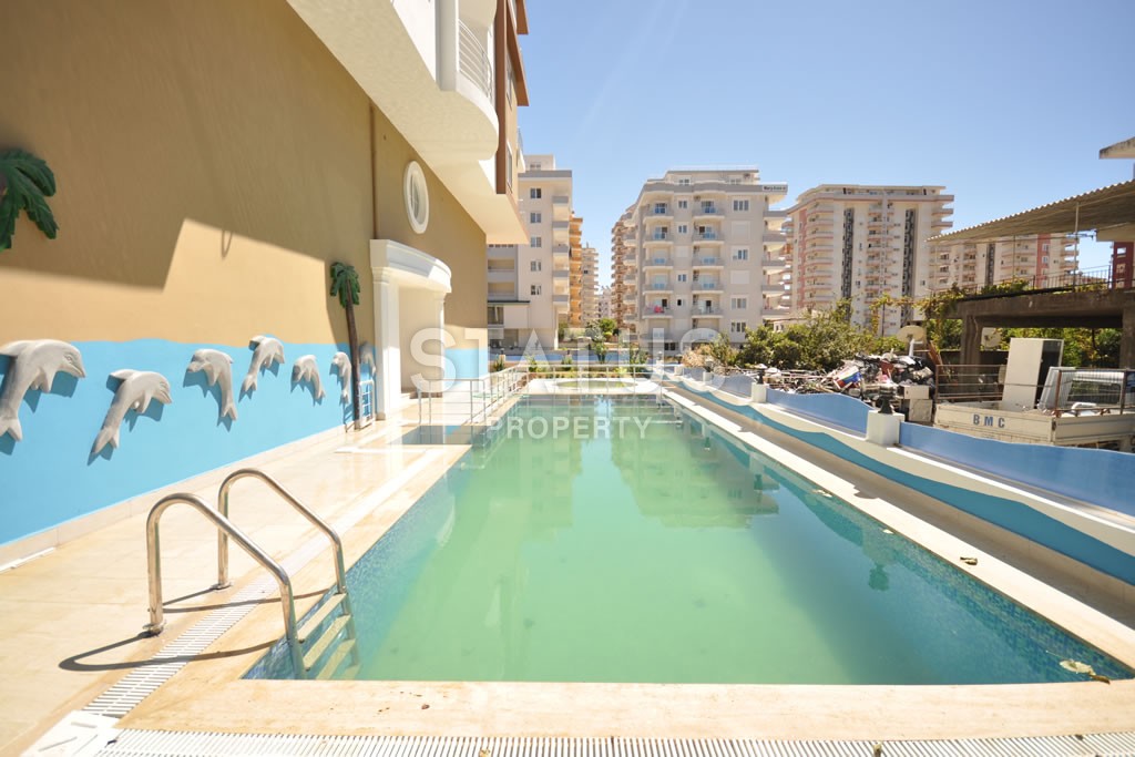 Квартира в Махмутларе недорого в доме с бассейном 60 кв.м. фото 18