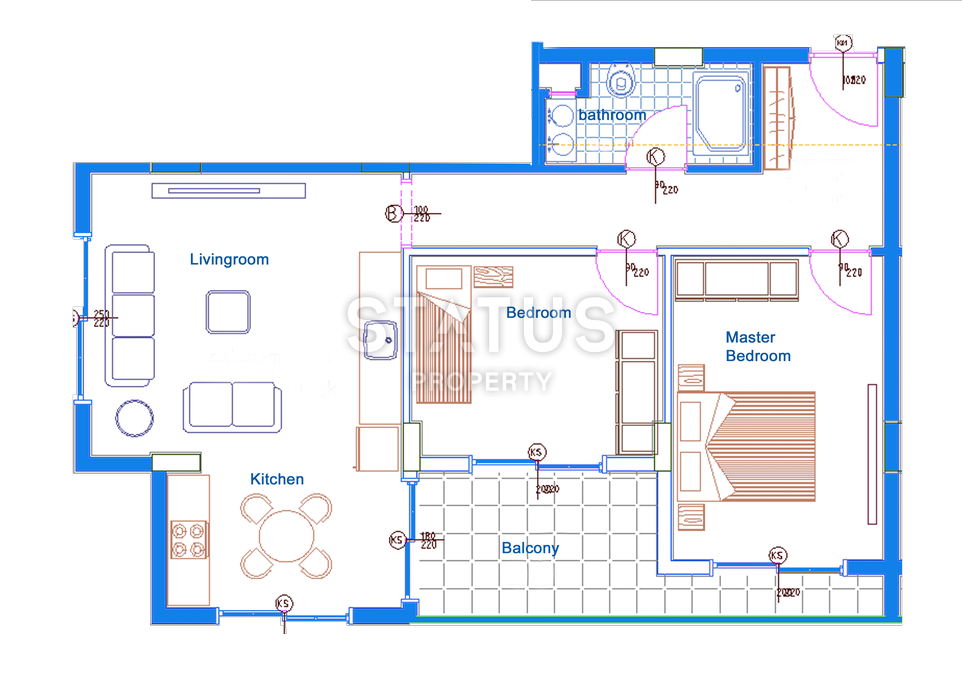 New apartments in Mahmutlar, Alanya. фото 17