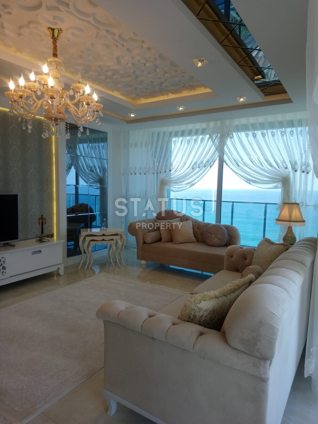 Шикарные трехкомнатные апартаменты на первой береговой линии в районе Махмутлар фото 32