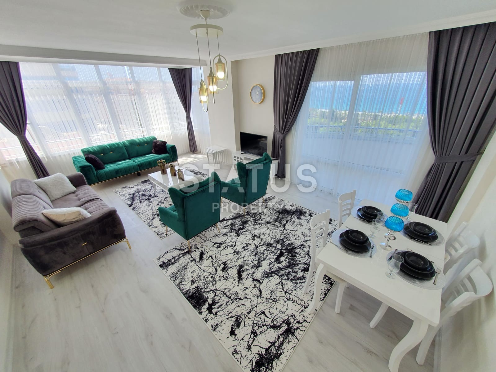 Потрясающий прямой вид на море. Квартира с мебелью на второй линии. фото 5