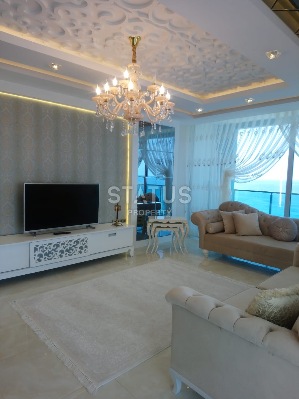 Шикарные трехкомнатные апартаменты на первой береговой линии в районе Махмутлар фото 36