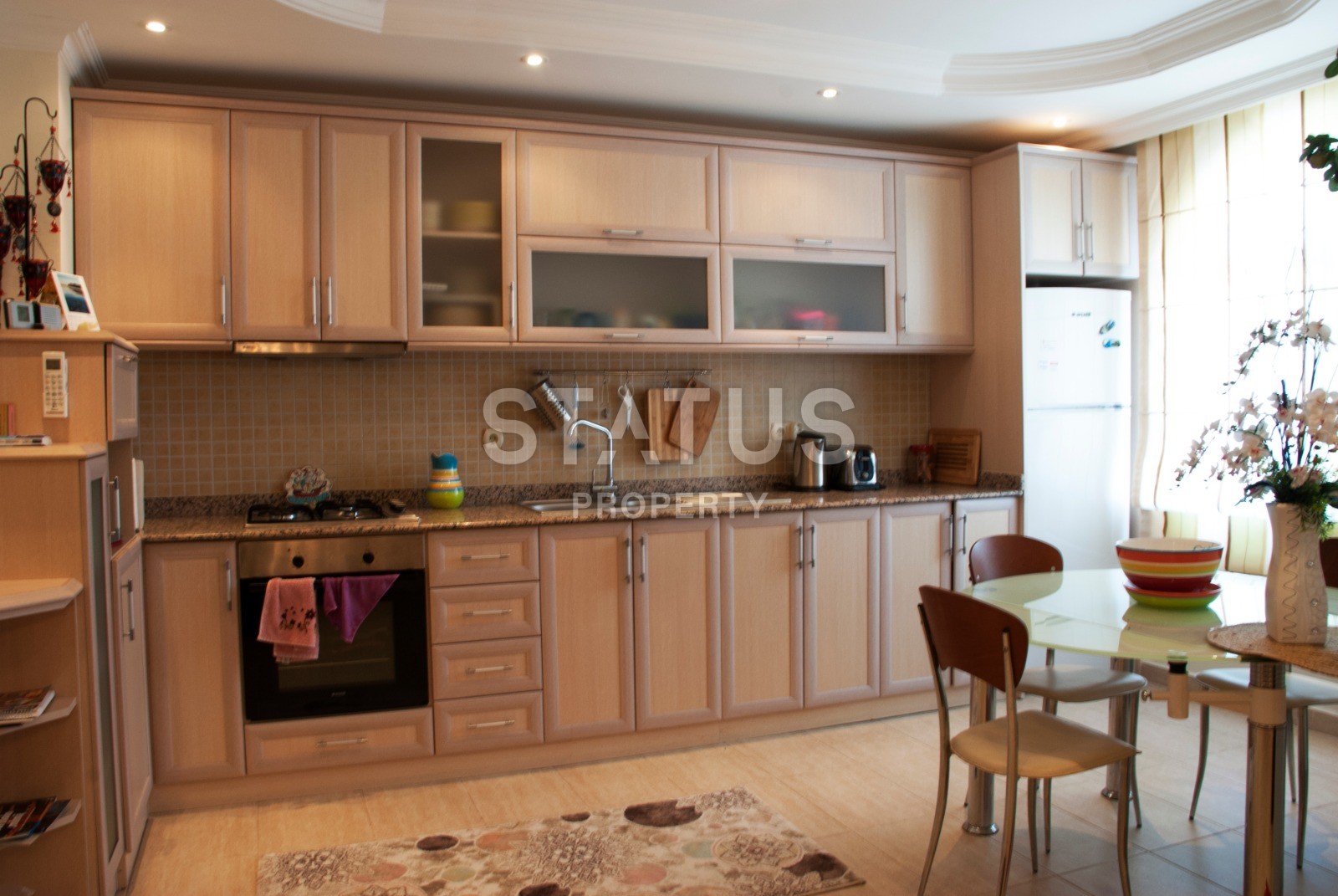 Трехкомнатные апартаменты с мебелью в районе Джикджилли фото 4