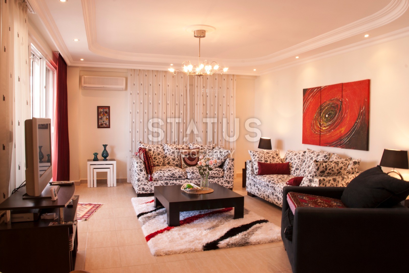 Трехкомнатные апартаменты с мебелью в районе Джикджилли фото 6