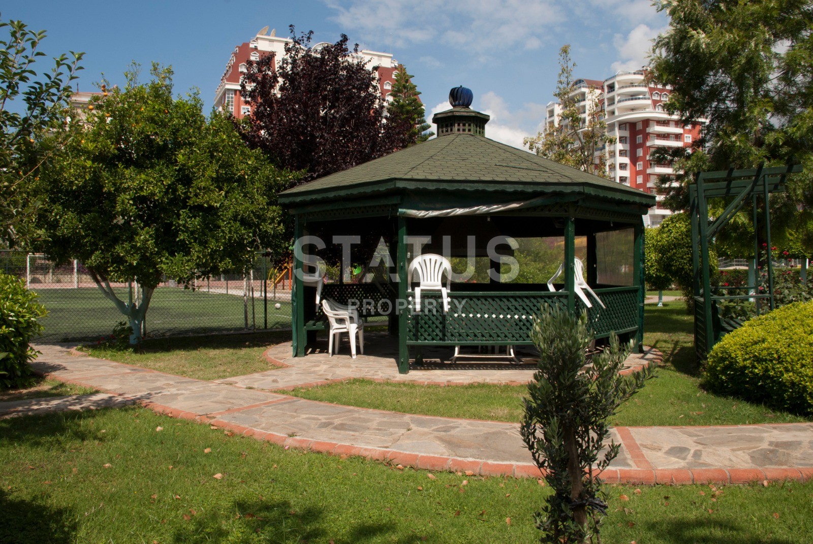 Трехкомнатные апартаменты с мебелью в районе Джикджилли фото 17