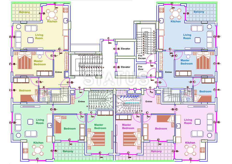 New apartments in Mahmutlar, Alanya. фото 20