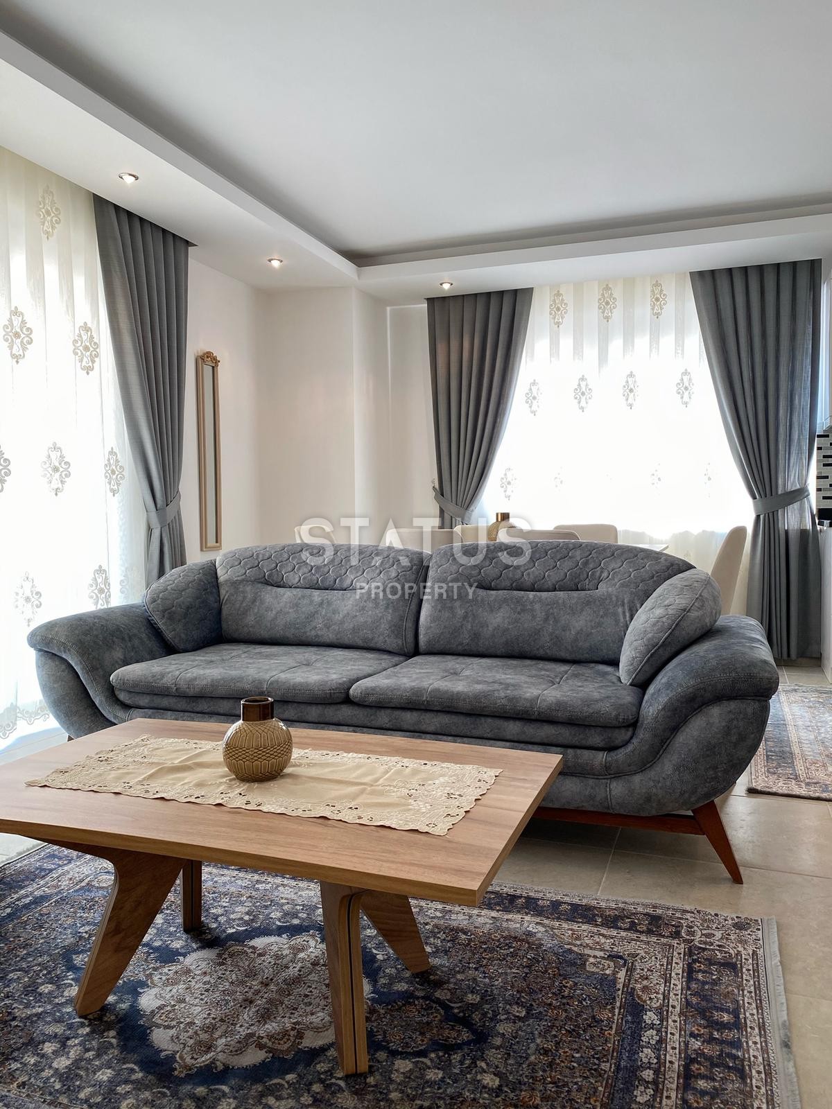 Квартира 2+1 с новой мебелью в Махмутларе, Аланья, 105 кв.м. фото 11