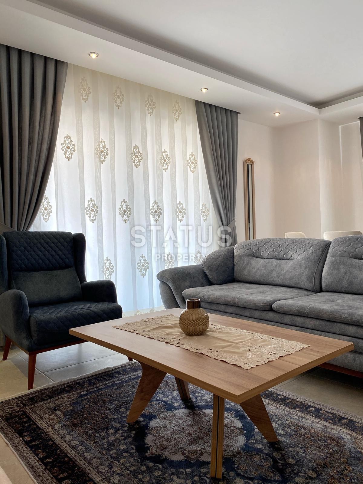 Квартира 2+1 с новой мебелью в Махмутларе, Аланья, 105 кв.м. фото 17