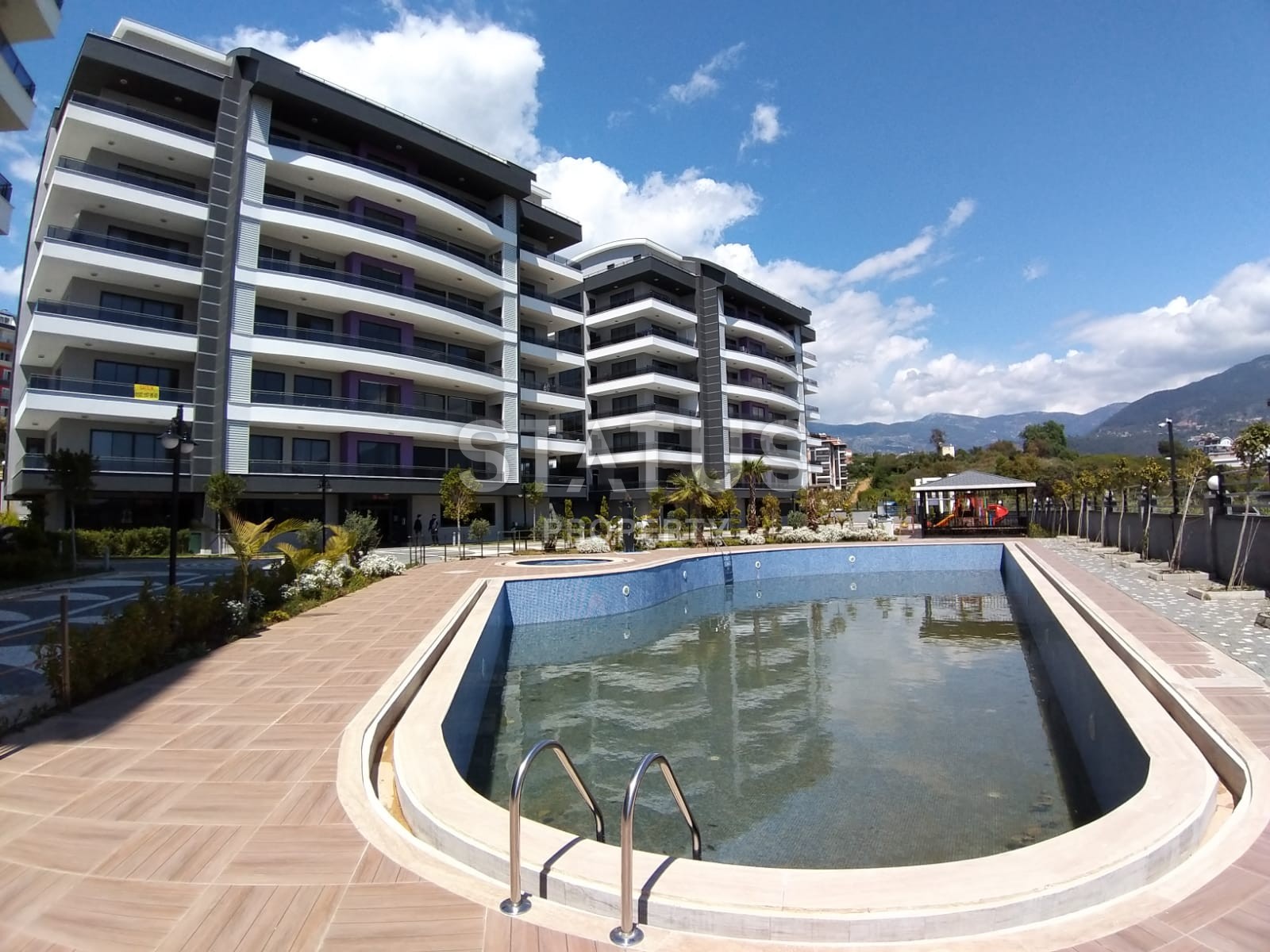 Прекрасные новые четырехкомнатные апартаменты в окружении зелени и гор в центральной части города, район Оба фото 17