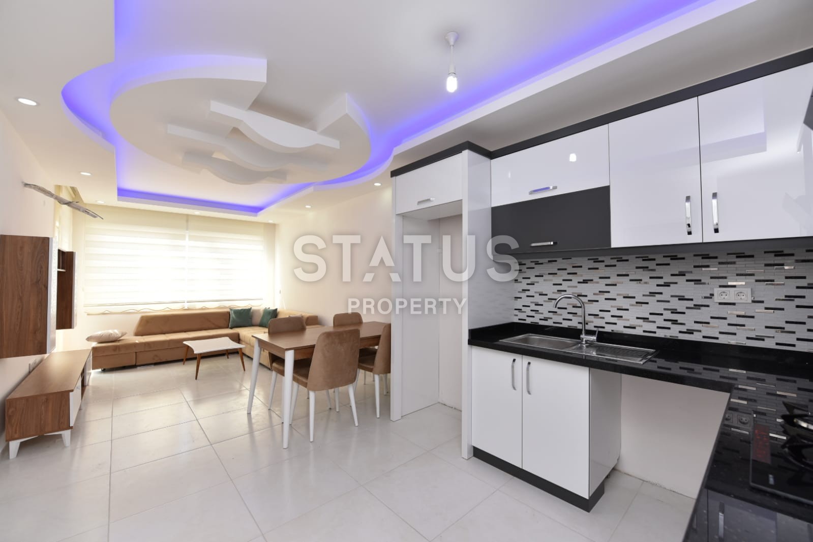 Новая квартира 1+1 с мебелью в комплексе 2020 года! Махмутлар. фото 3