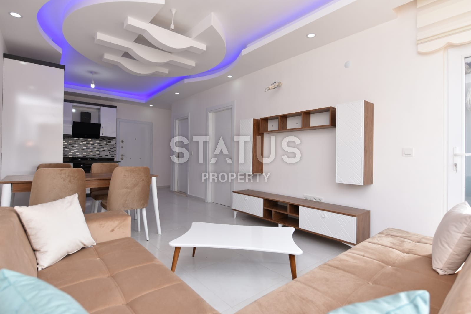 Новая квартира 1+1 с мебелью в комплексе 2020 года! Махмутлар. фото 4