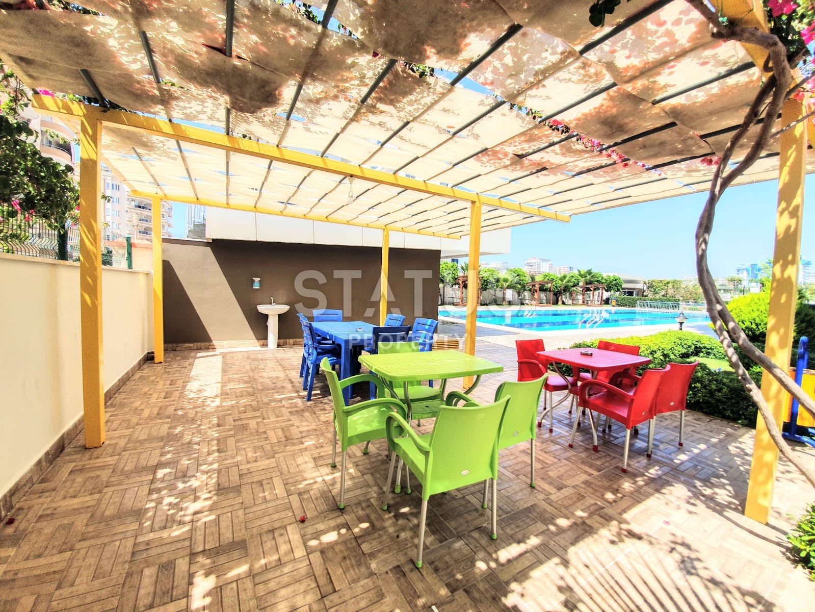 Трехкомнатные апартаменты с видом на горы, море и зеленые окрестности! Махмутлар фото 7