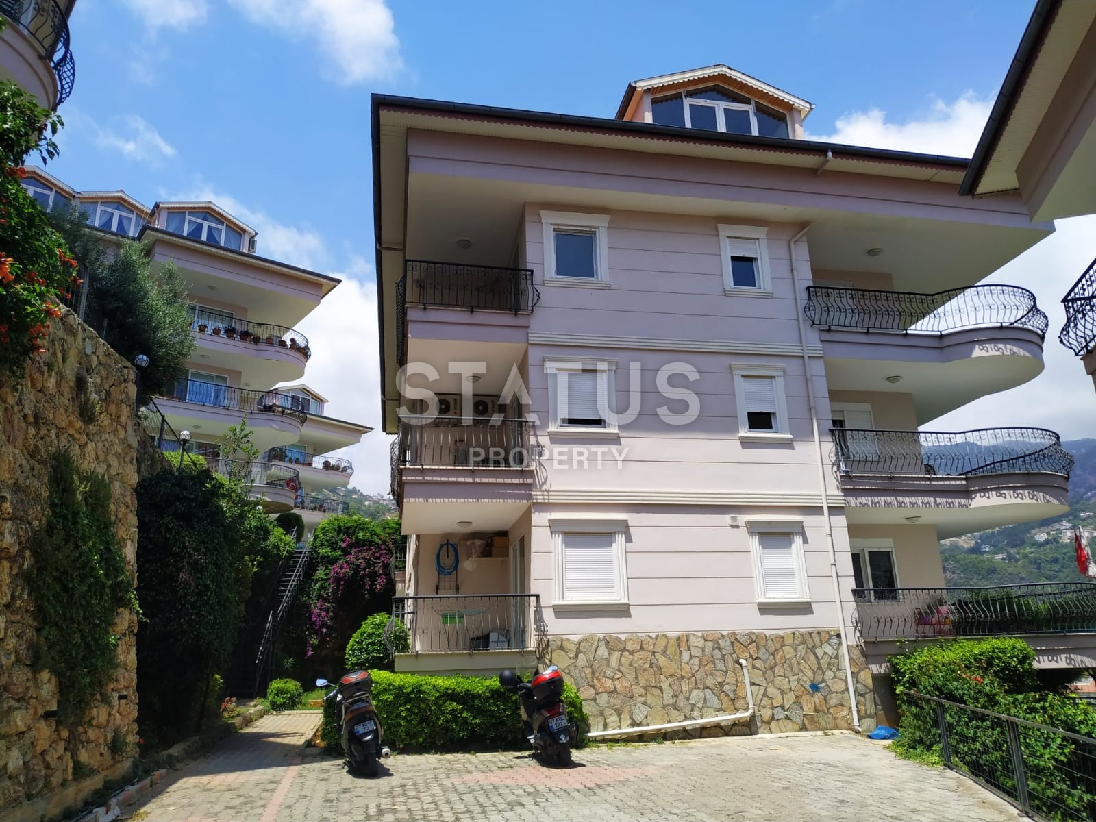 Апартаменты 2+1 в горах с прекрасными видами в Аланья фото 4