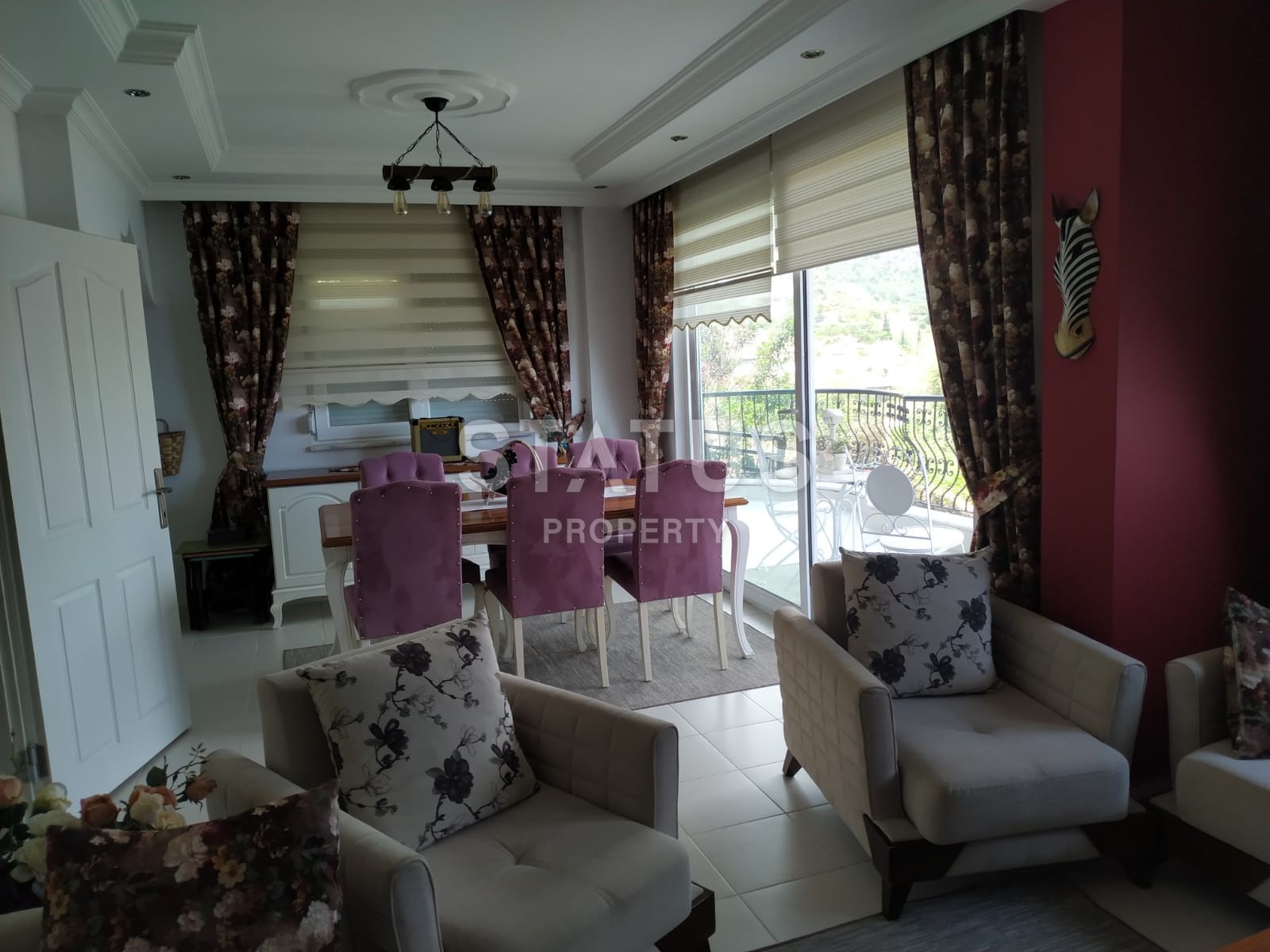 Апартаменты 2+1 в горах с прекрасными видами в Аланья фото 16