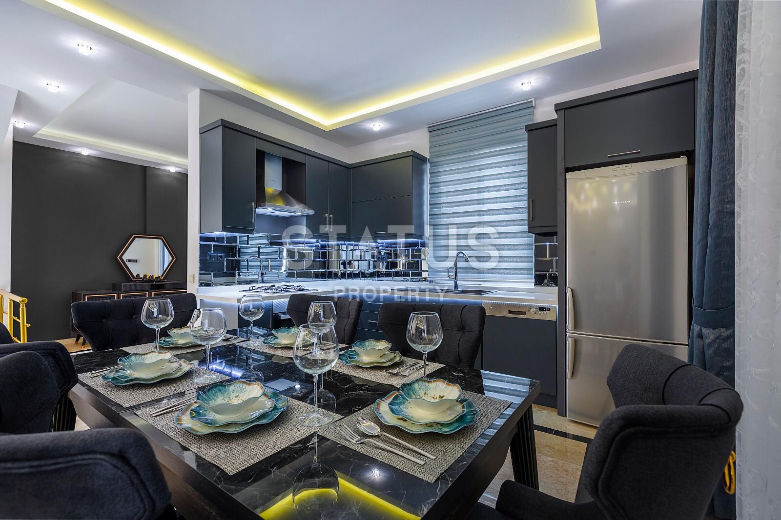 Шикарная меблированная апарт – вилла в Каргыджаке, 350 м2 фото 5