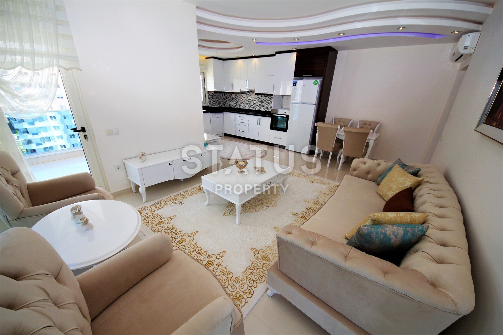 Отличная трехкомнатная квартира с мебелью в Махмутларе фото 14