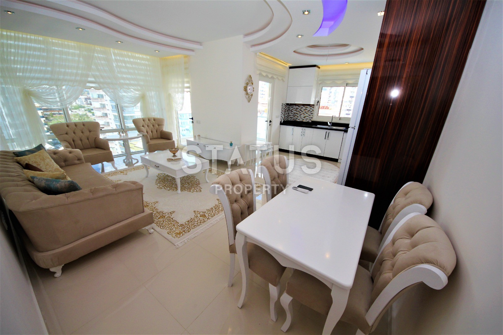 Отличная трехкомнатная квартира с мебелью в Махмутларе фото 17