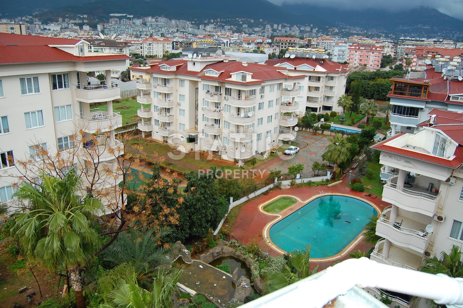 Пентхаус с видом на горы в комплексе с зеленой территорией фото 36