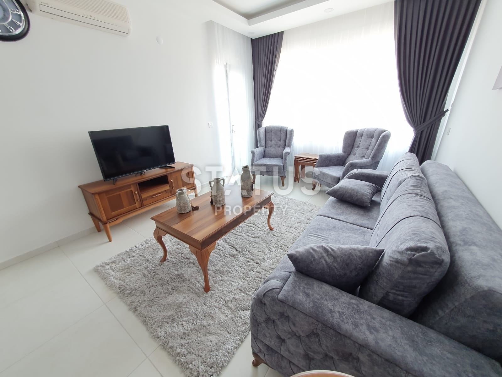 Furnished 1+1 apartment in a new complex. Mahmutlar. фото 7