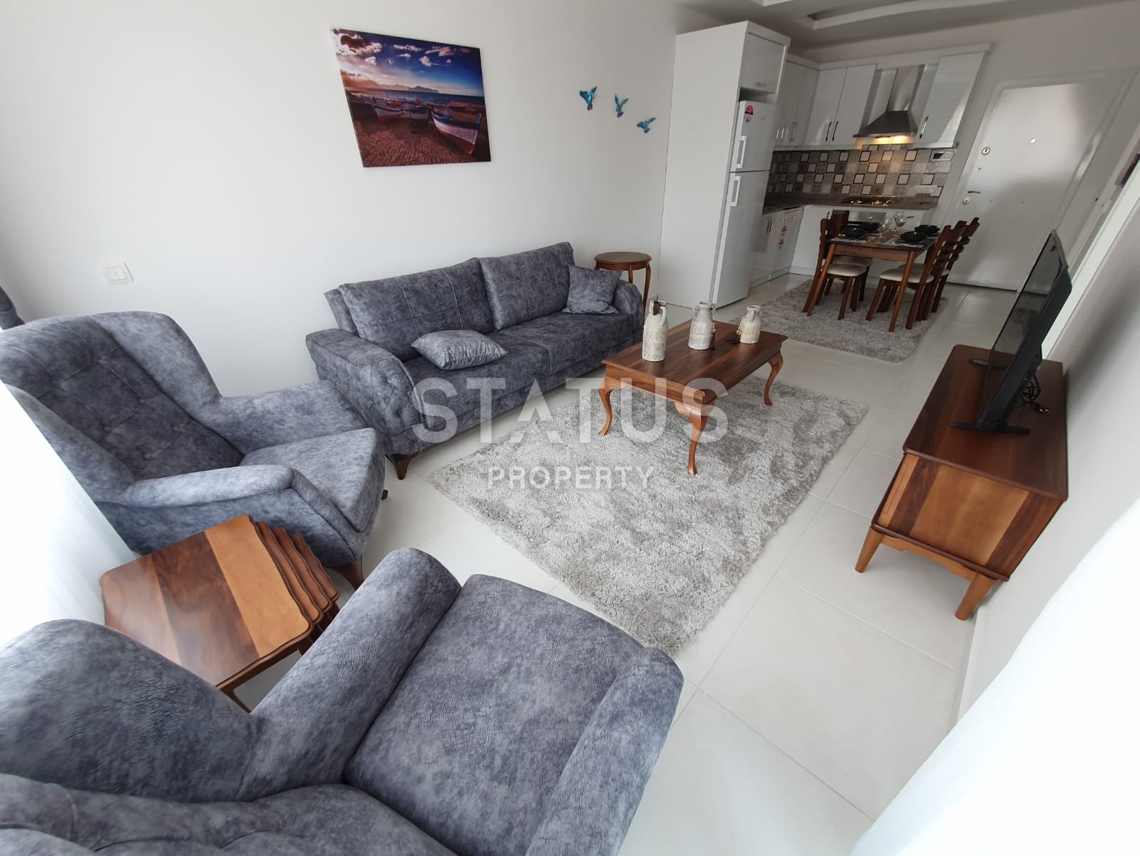 Furnished 1+1 apartment in a new complex. Mahmutlar. фото 9