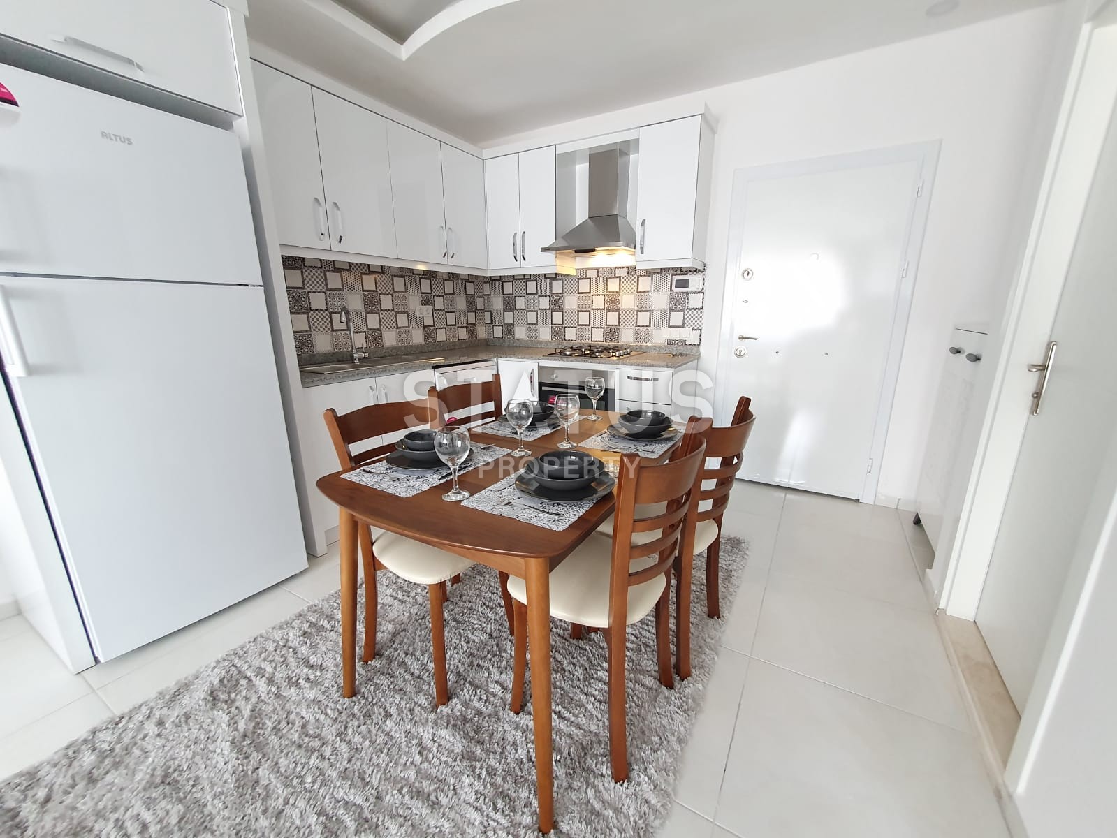 Furnished 1+1 apartment in a new complex. Mahmutlar. фото 14