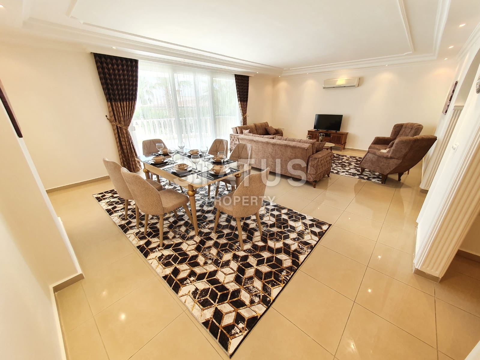 Трехкомнатные апартаменты с мебелью в районе Махмутлар, 145 м2 фото 13