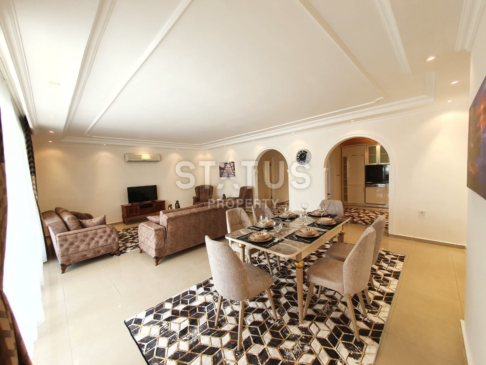 Трехкомнатные апартаменты с мебелью в районе Махмутлар, 145 м2 фото 15