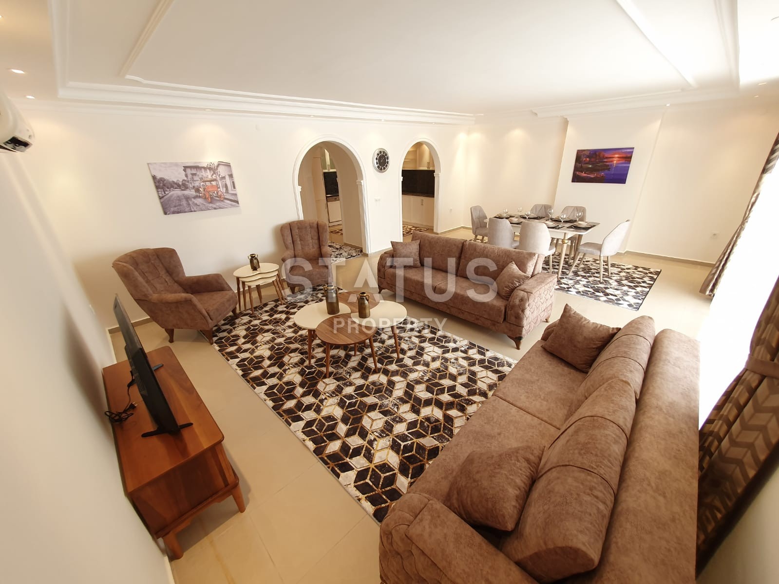 Трехкомнатные апартаменты с мебелью в районе Махмутлар, 145 м2 фото 16